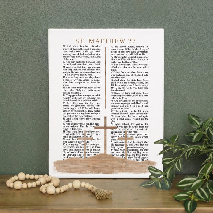 Matthew 27 Crosses