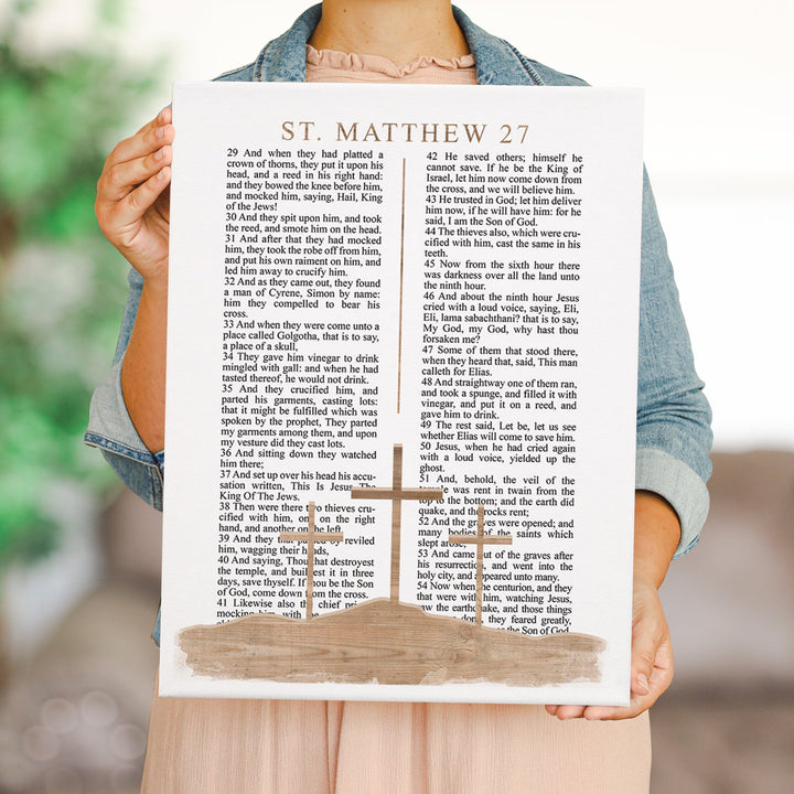 Matthew 27 Crosses