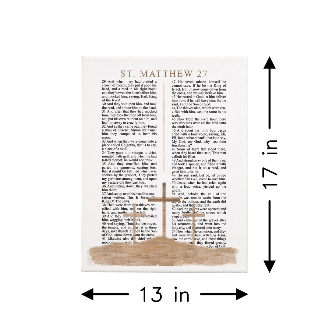 Matthew 27 Crosses
