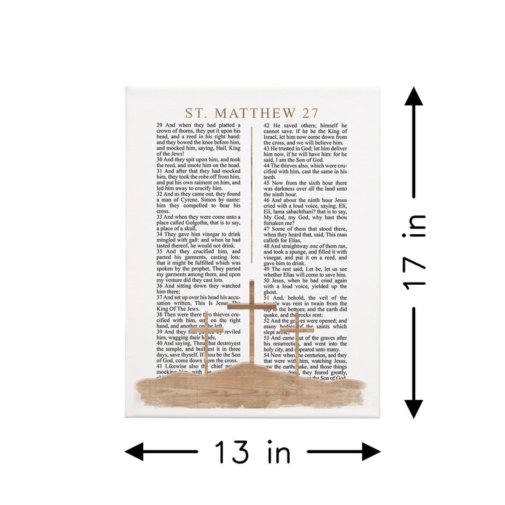 Matthew 27 Crosses