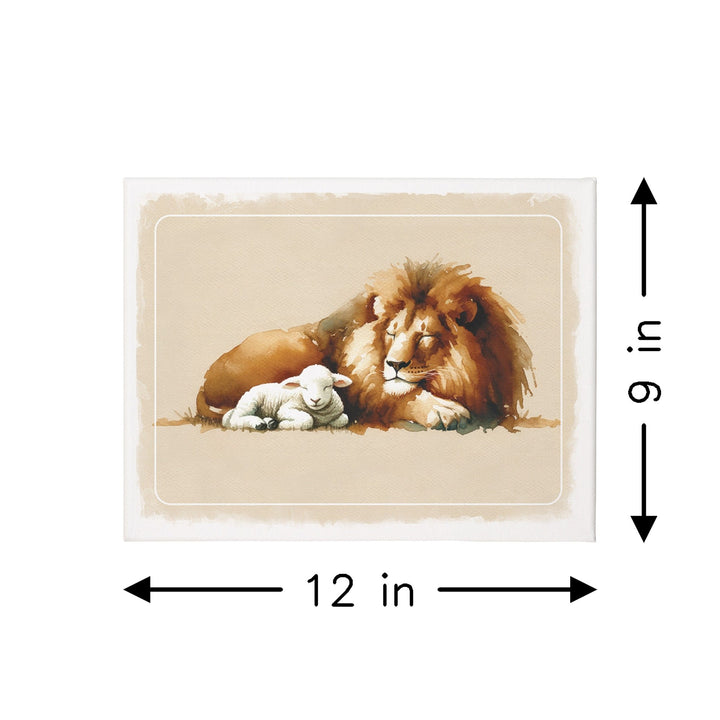 Lion Lamb Art
