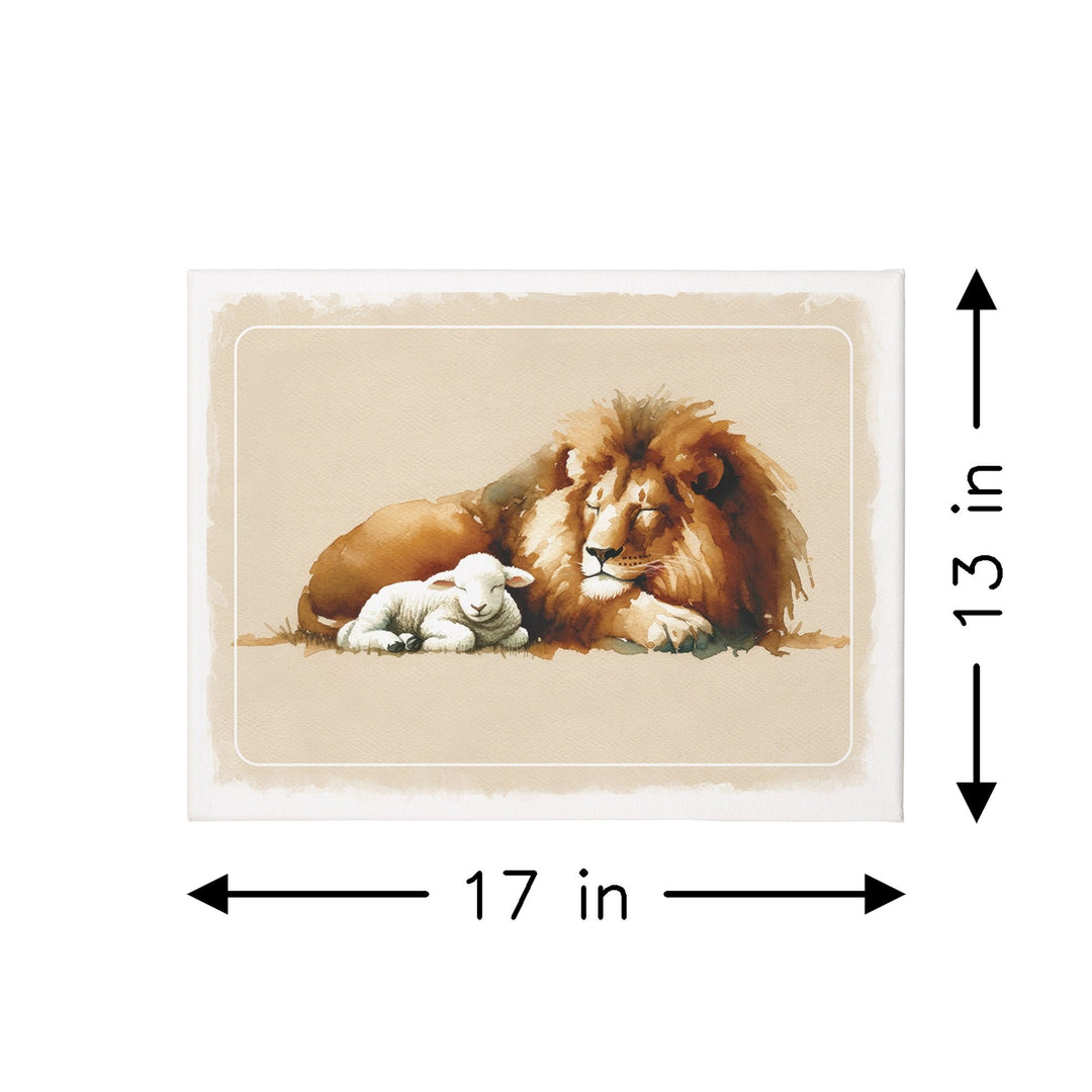 Lion Lamb Art