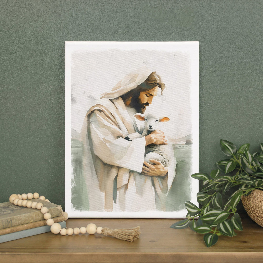 Jesus Holding Lamb