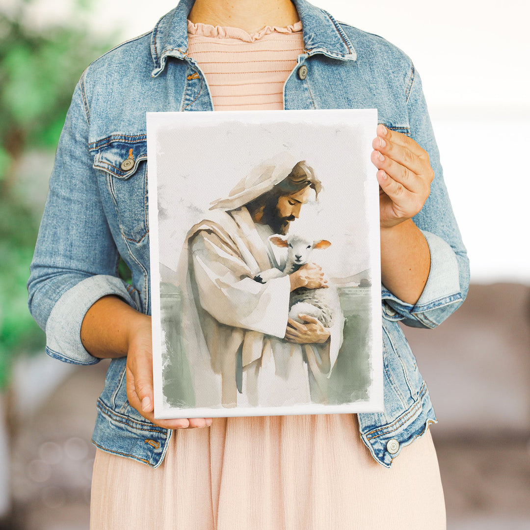 Jesus Holding Lamb