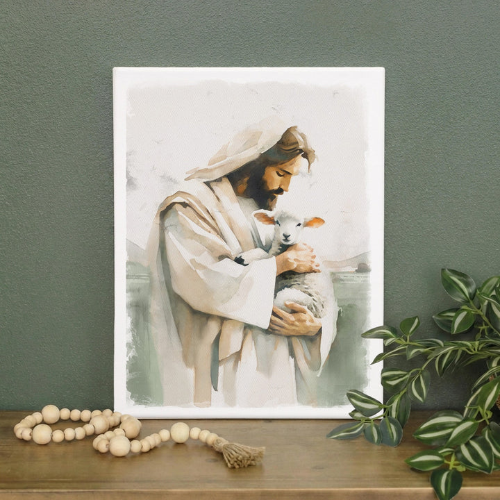 Jesus Holding Lamb