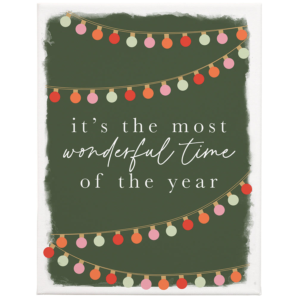 Wonderful Time Green 9x12