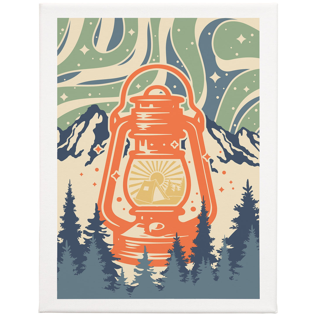 Camping Lantern 9x12