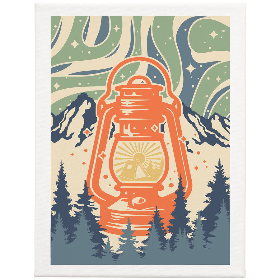 Camping Lantern 9x12