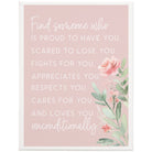 Find Someone Pink 9x12