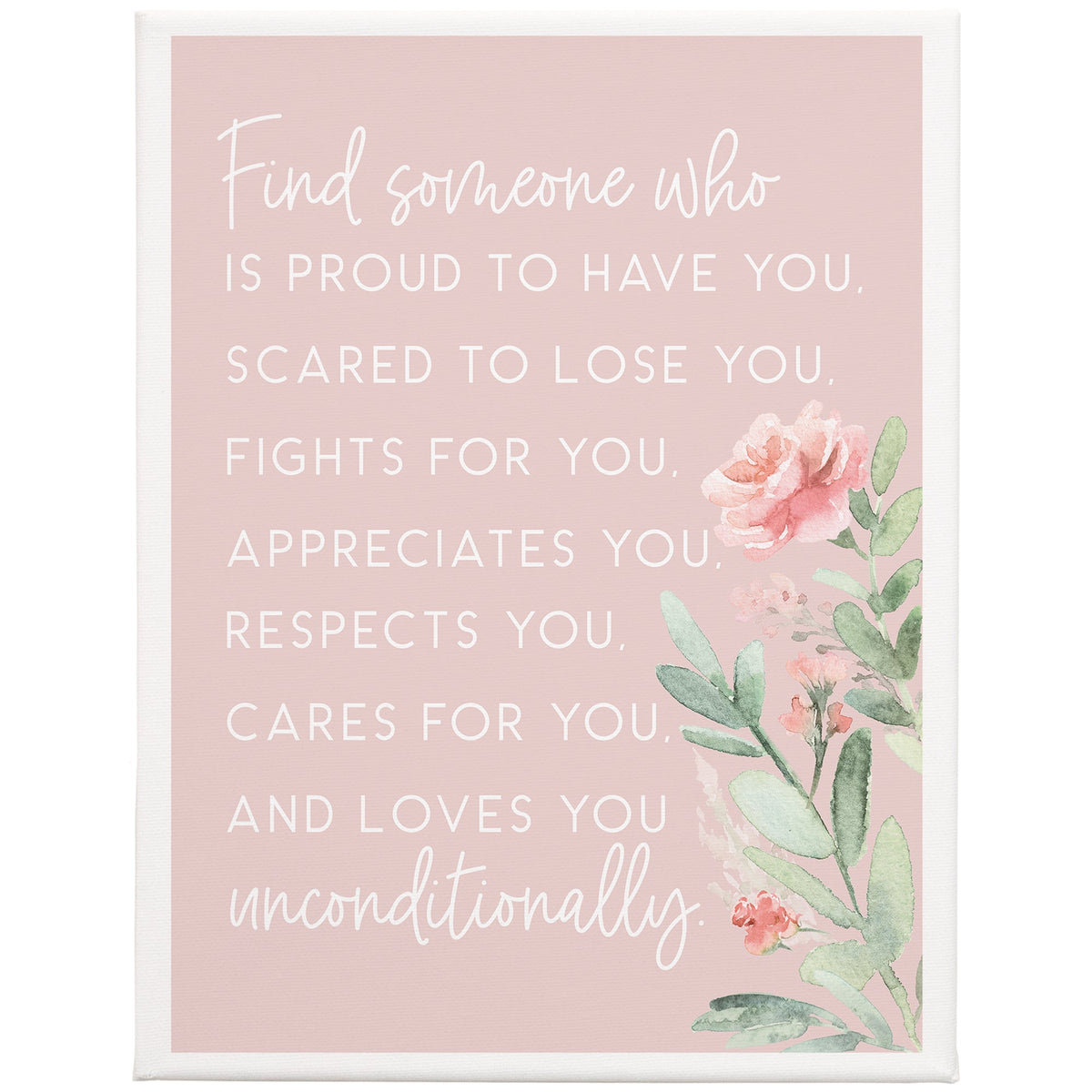 Find Someone Pink 9x12