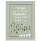 Loving You Lifetime 9x12