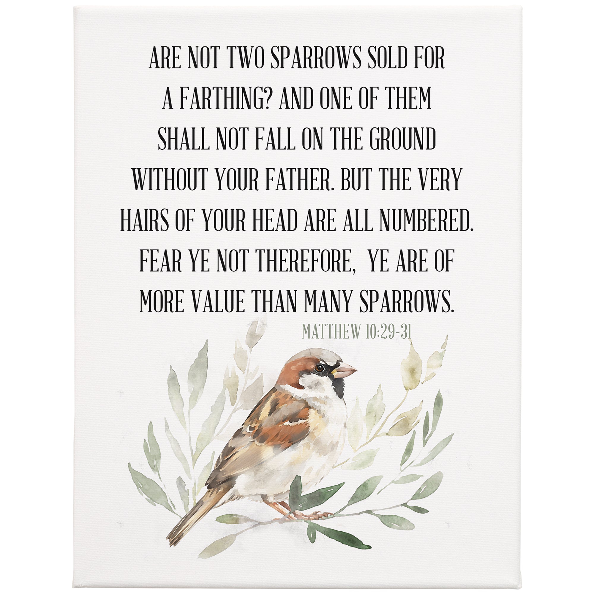 Worth Many Sparrows 9x12