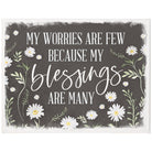 Blessings Many Daisies 12x9