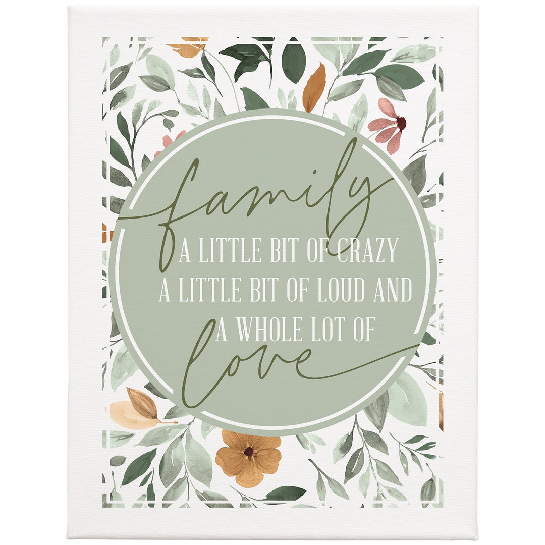 Family Love Leaves 9x12