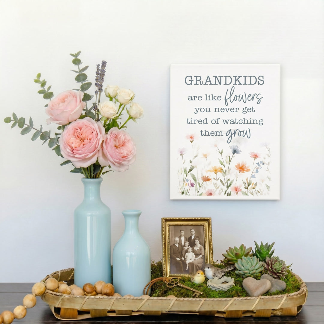 Grandkids Like Flowers