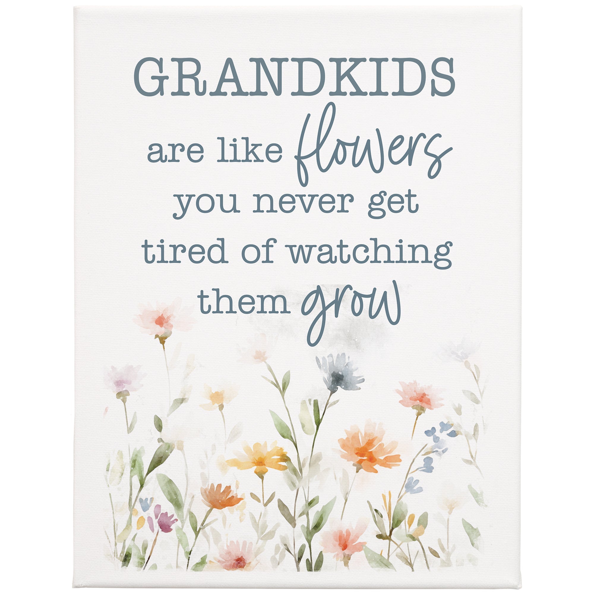 Grandkids Like Flowers 9x12