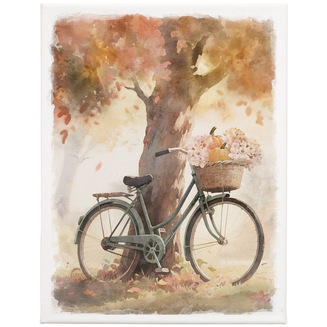 Fall Bike Scene 9x12