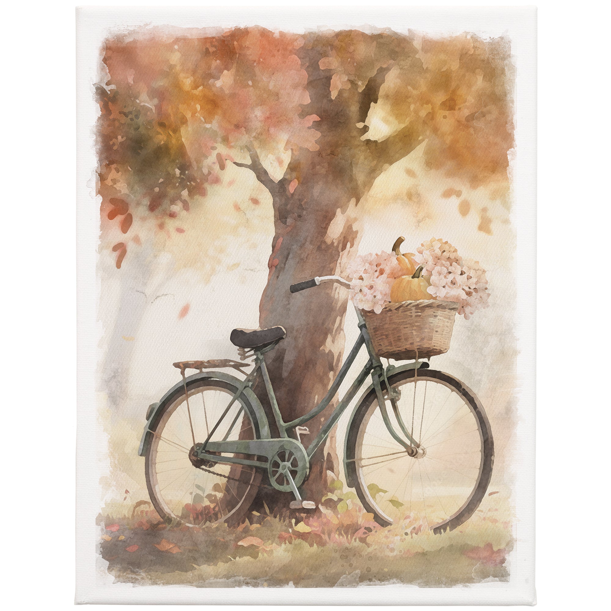 Fall Bike Scene 13x17